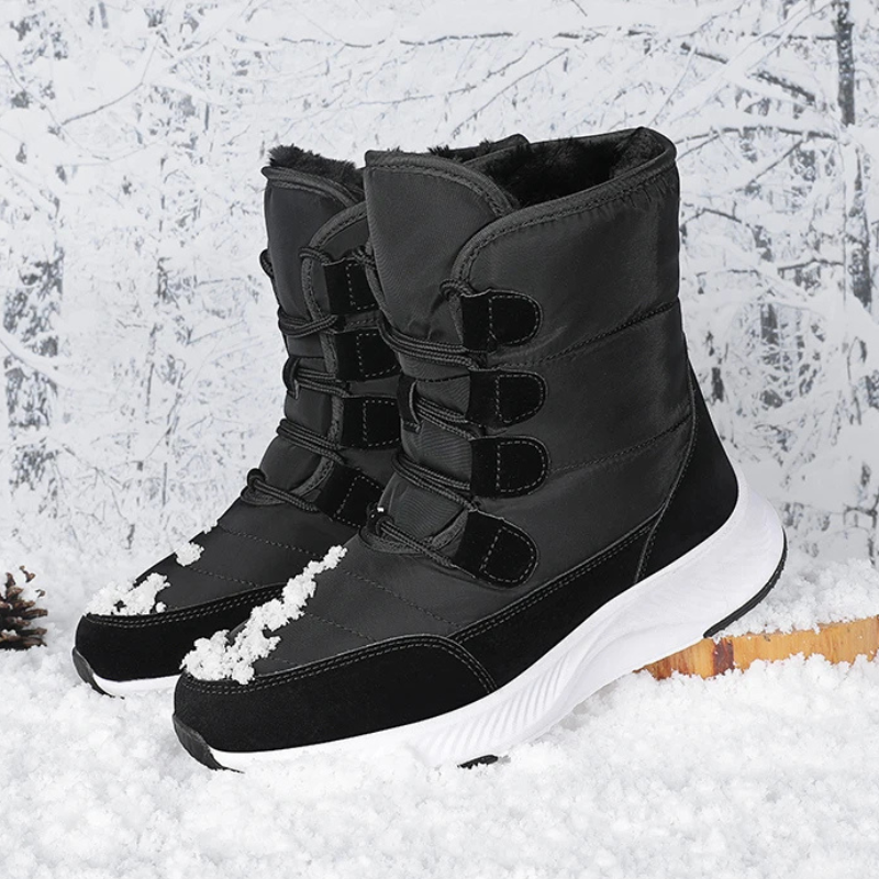 Bota Para Neve Feminina Impermeável Estilosa 562