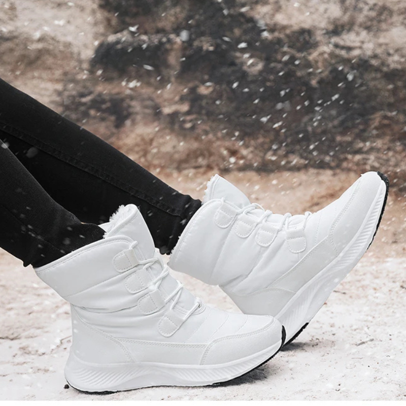 Bota Para Neve Feminina Impermeável Estilosa 562