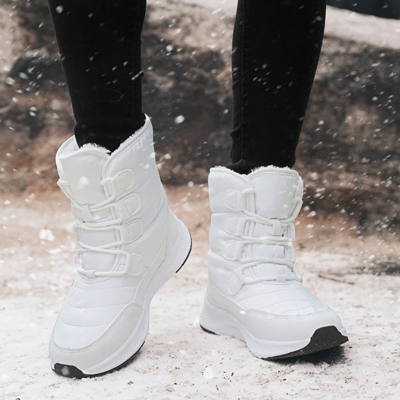 Bota Para Neve Feminina Impermeável Estilosa 562