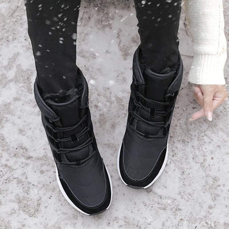 Bota Para Neve Feminina Impermeável Estilosa 562