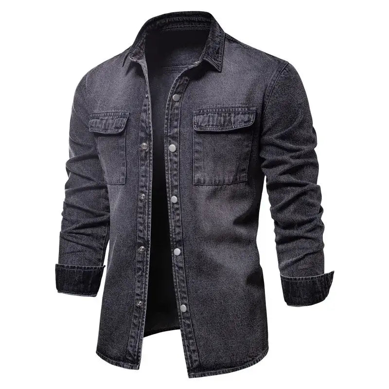 Camisa Jeans Masculina Elegance 288