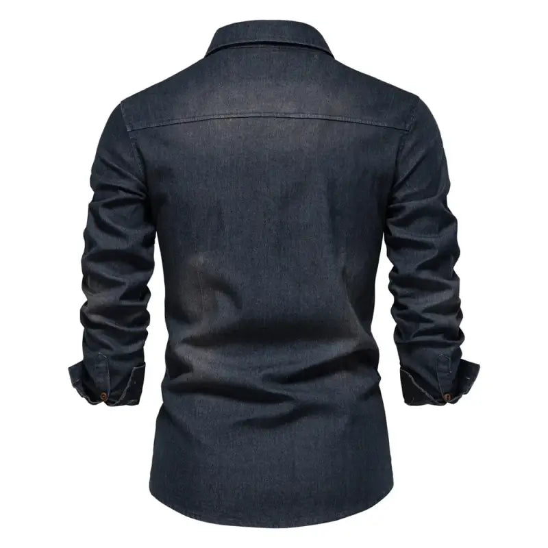 Camisa Jeans Masculina Slim 287