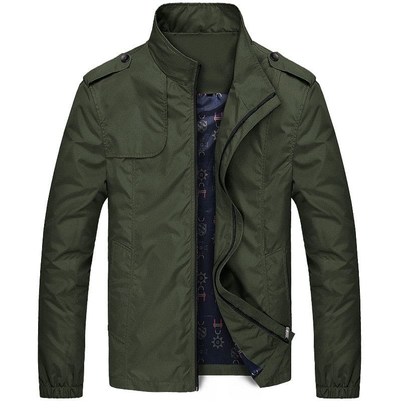 Casaco Masculino Inverno Verde Militar / P 256
