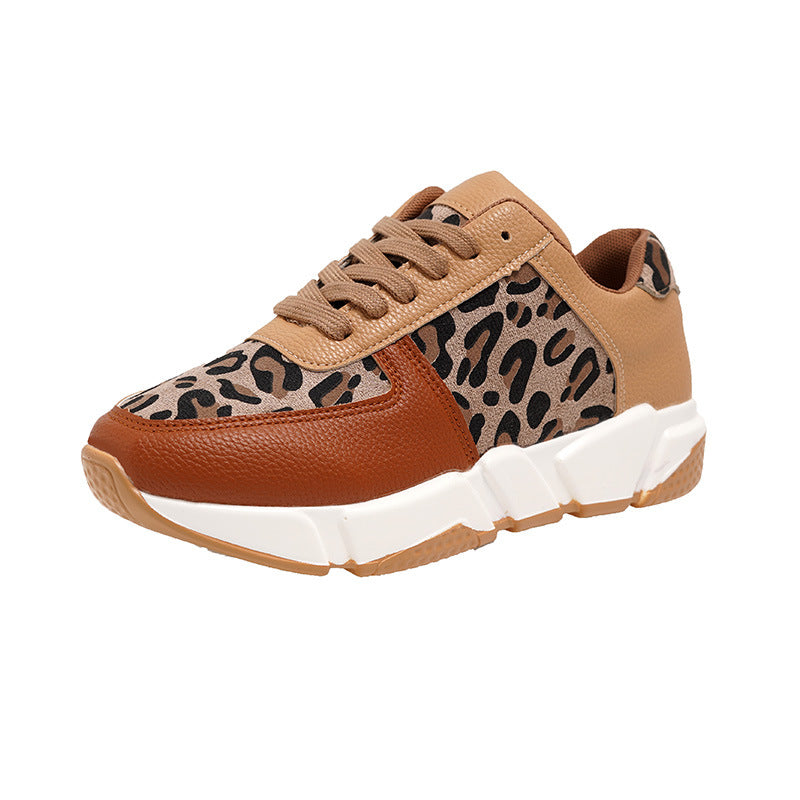 Tênis Ortopédico Feminino Casual Animal Print