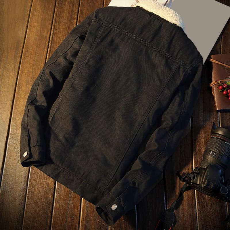 Jaqueta Masculina Jeans Com Pelos