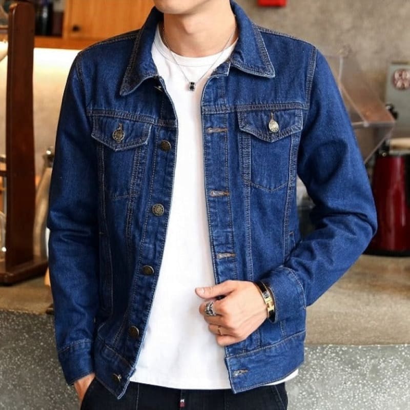 Jaqueta Masculina Jeans Slim 203
