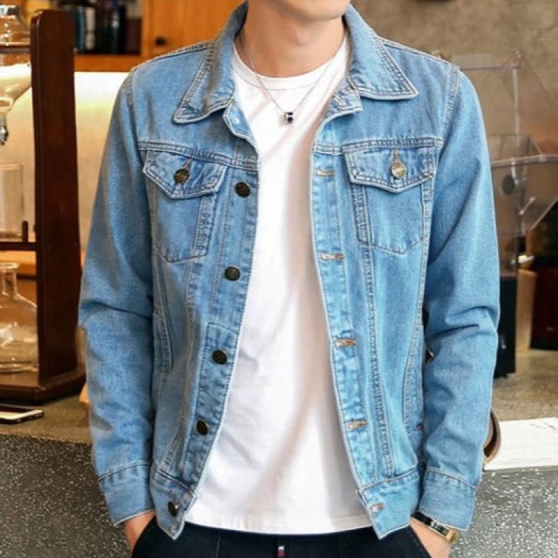 Jaqueta Masculina Jeans Slim 203