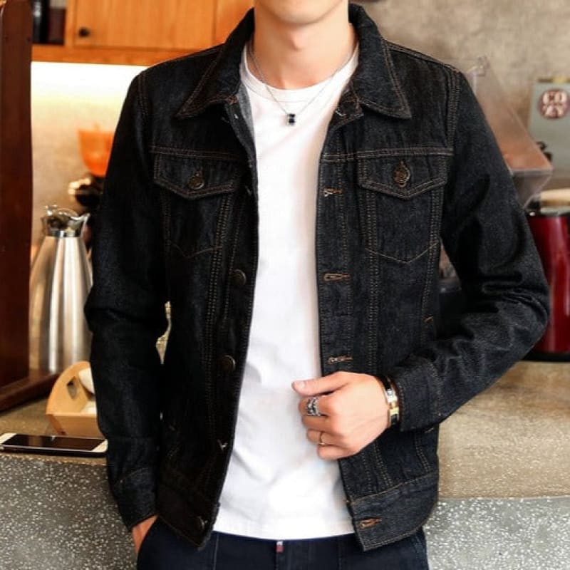 Jaqueta Masculina Jeans Slim 203