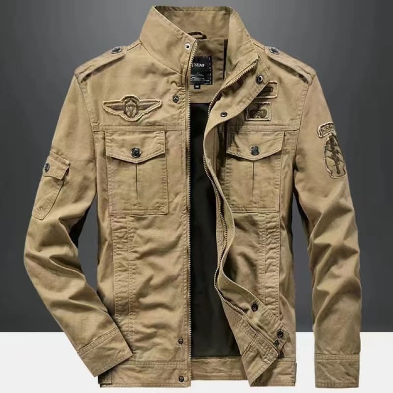Jaqueta Militar Masculina Army Khaki / Pp