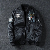 Jaqueta Militar Masculina Bomber Air Force Preto / PP 516
