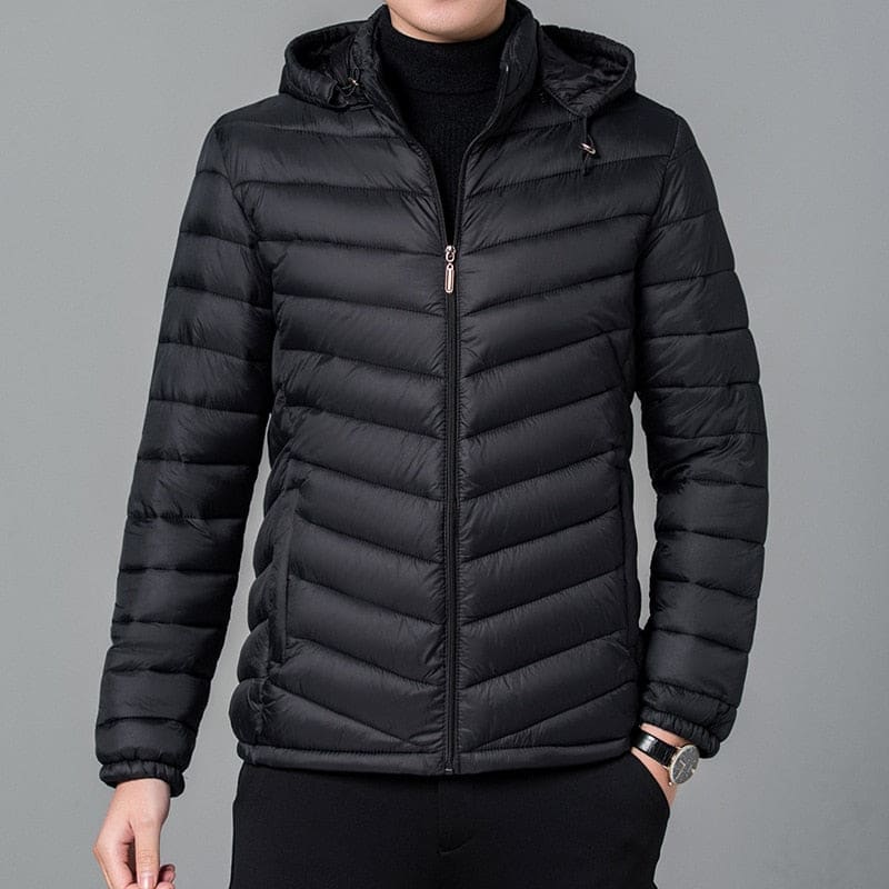 Jaqueta Puffer Masculina Acolchoada Preto / P - (50-60Kg) 230