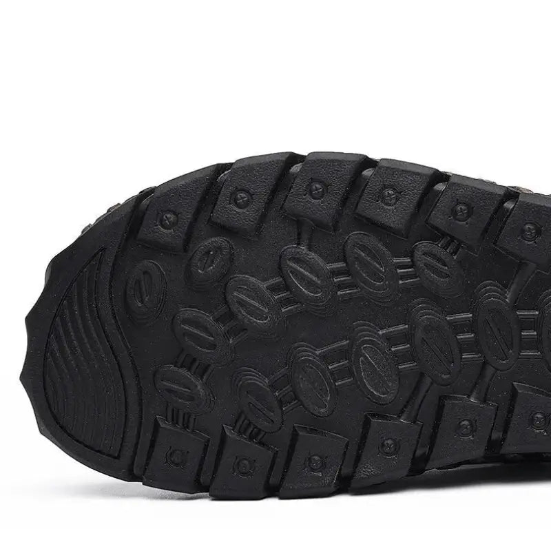 Sandália Masculina De Couro Antiderrapante 290