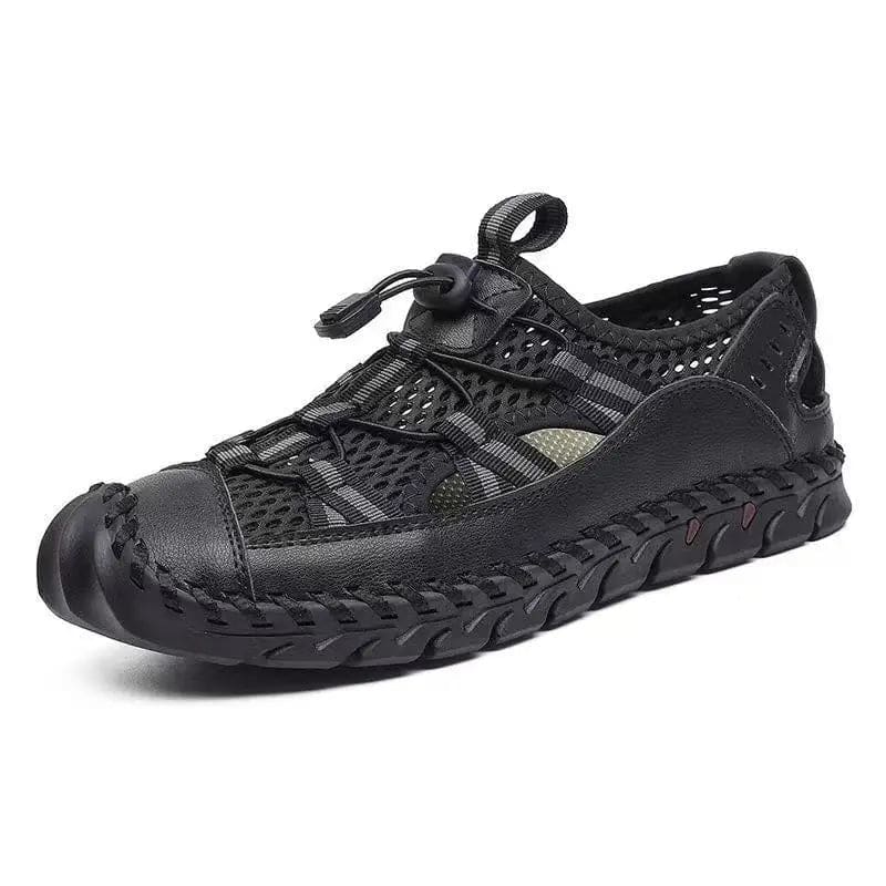 Sandália Masculina De Couro Antiderrapante 290