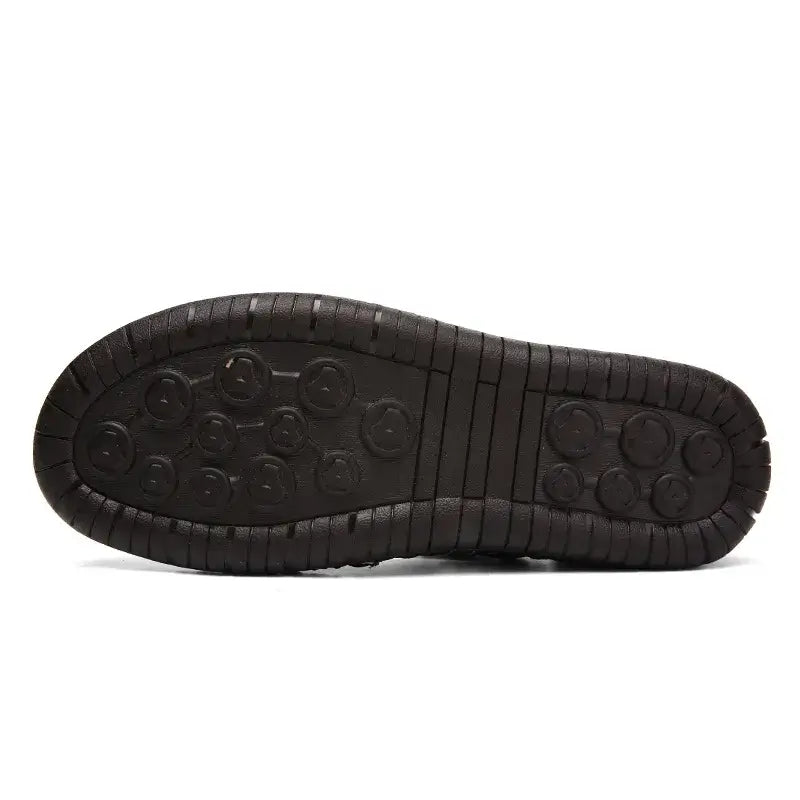 Sandália Masculina De Couro Confortável 291