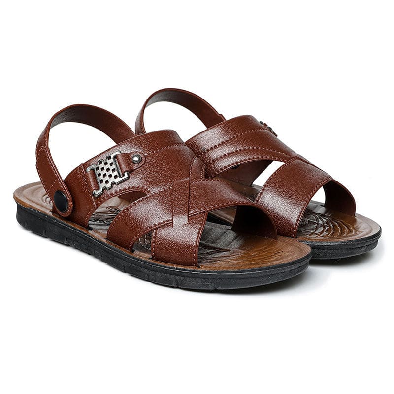 Sandália Masculina de Couro Premium 401