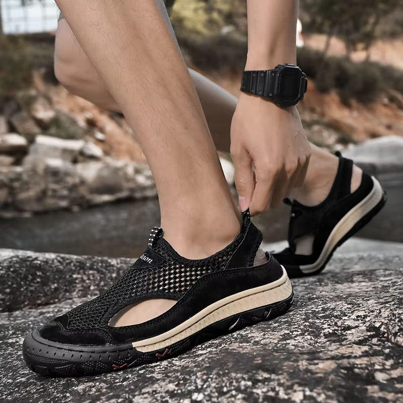 Sandália Ortopédica Masculina Para Caminhada