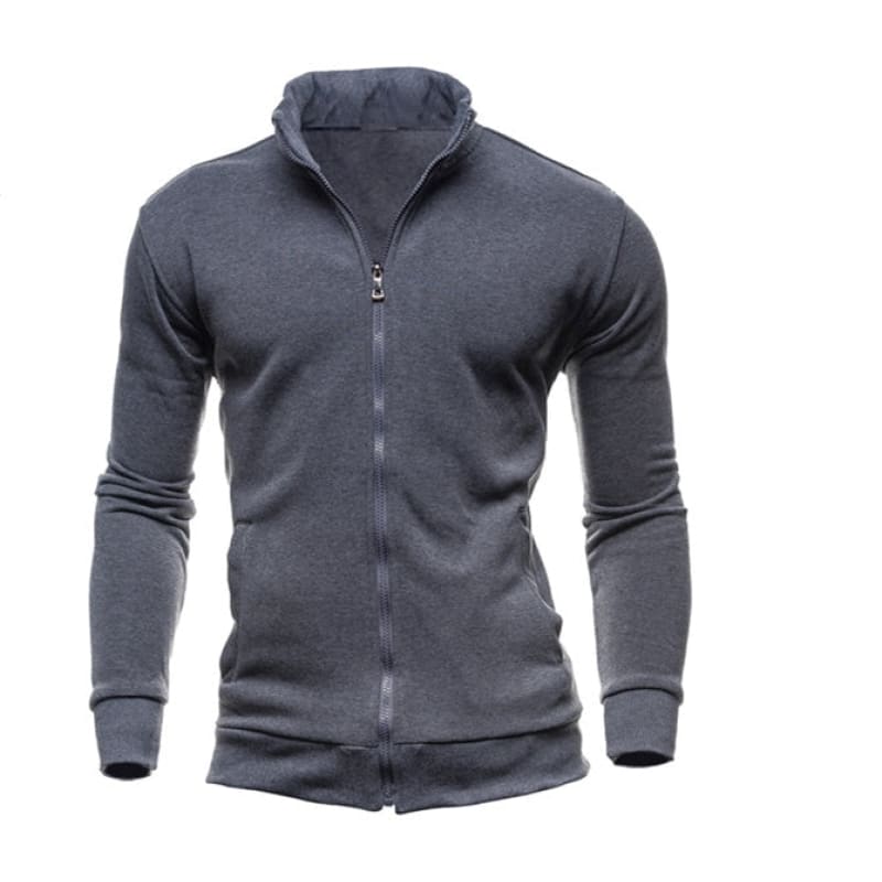 Suéter Masculino Slimfit Cinza Escuro / P 210