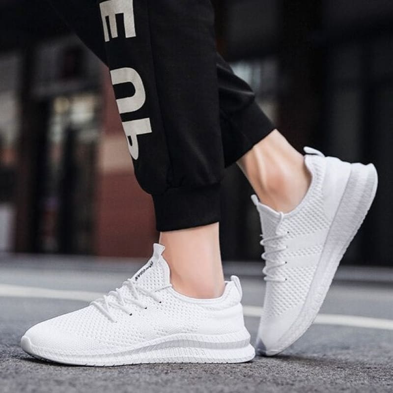 Tênis Esportivo Masculino Branco / 34 163