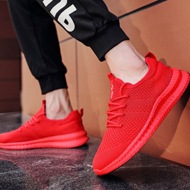 Tênis Esportivo Masculino Vermelho / 34 163