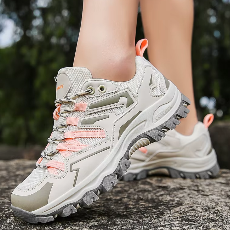 Tênis Feminino Para Caminhada Ultra Conforto Rosa / 35 021