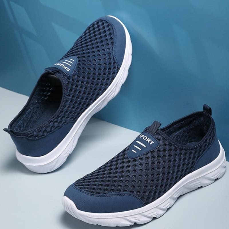 Tênis Masculino Para Caminhada Azul / 36 186