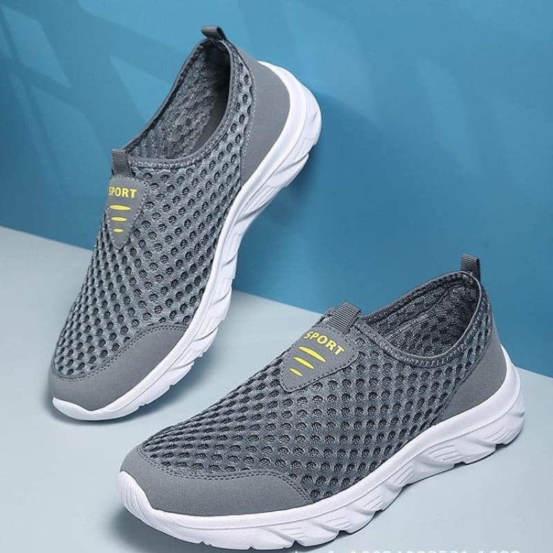Tênis Masculino Para Caminhada Cinza / 36 186