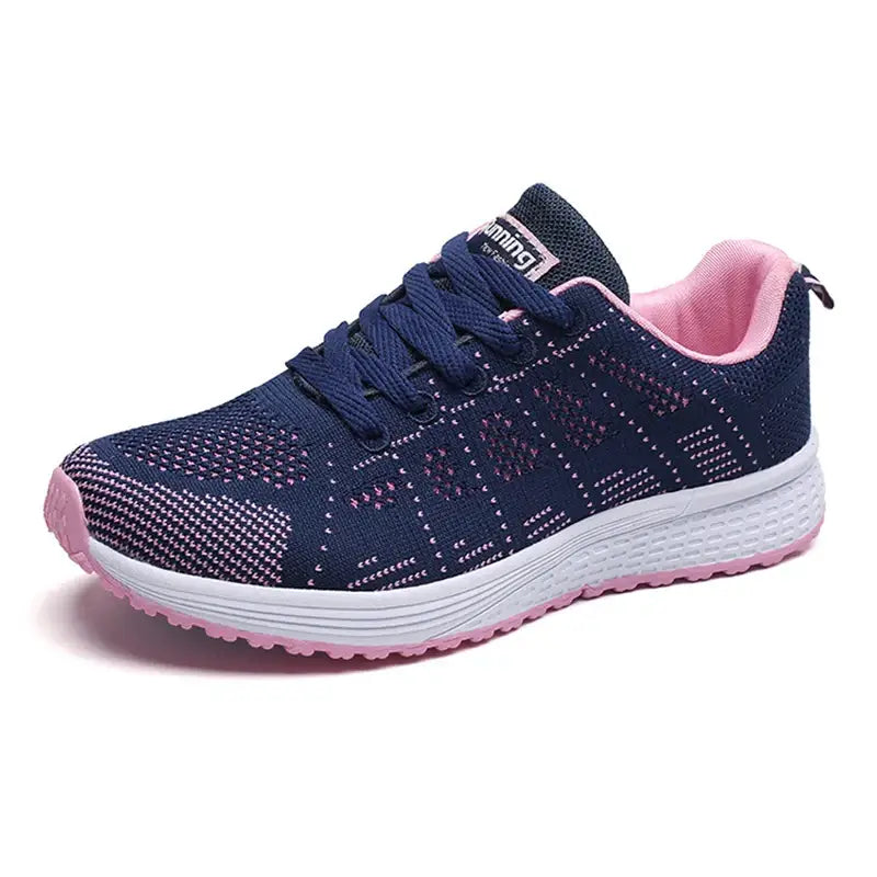 Tênis Ortopédico Feminino Para Caminhada Azul / 34 031