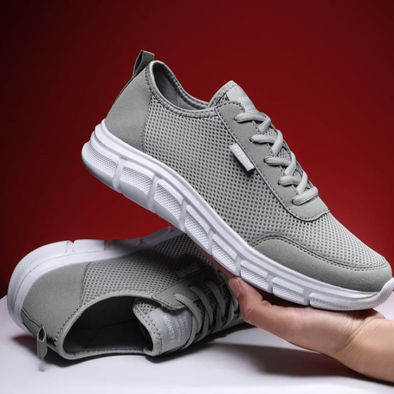 Tênis Ortopédico Masculino Confortável Cinza / 37 189