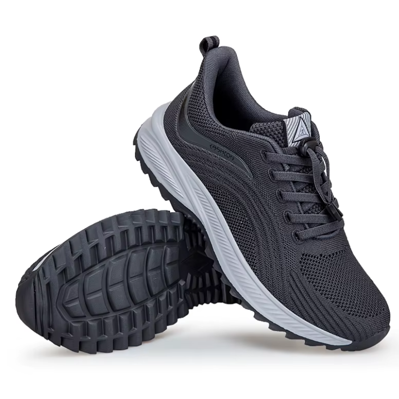 Tênis Ortopédico Masculino Para Caminhada Cinza / 37 626