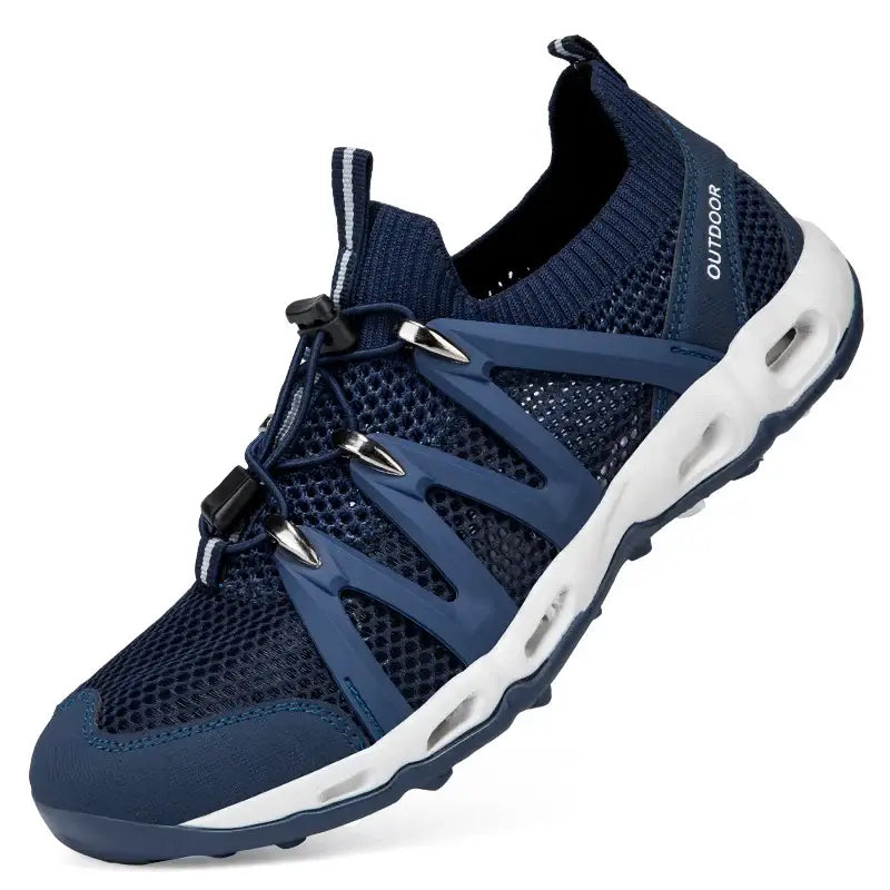 Tênis Ortopédico Masculino Para Caminhada Resistente Azul / 37 598