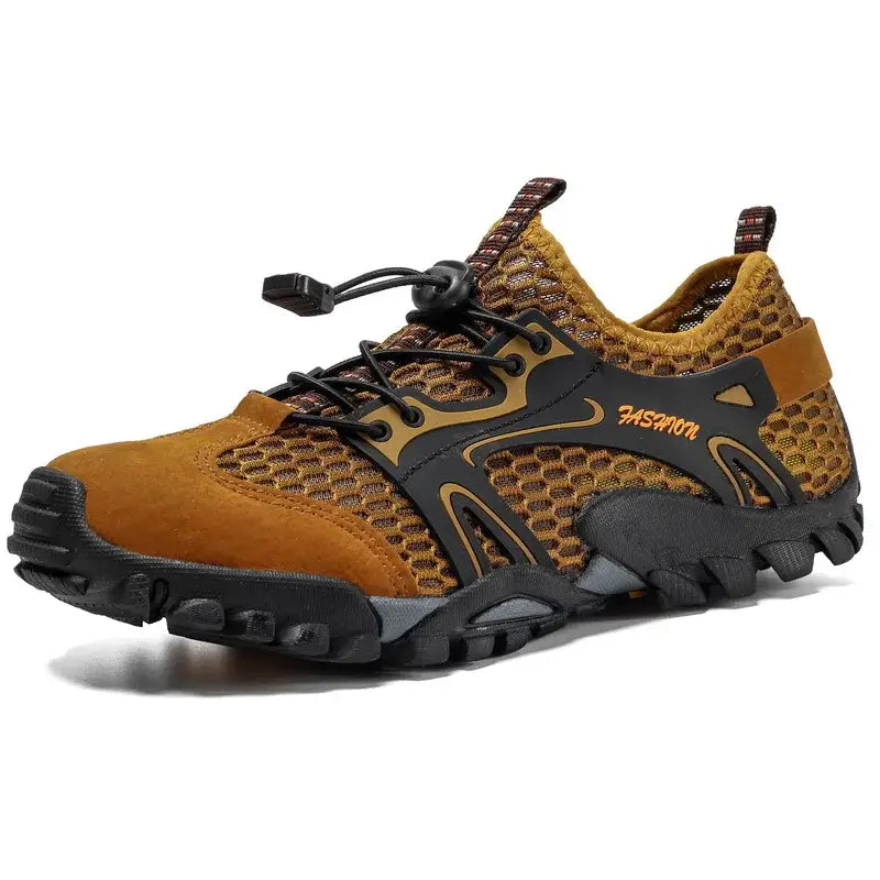 Tênis Ortopédico Masculino Para Caminhada Ultra Conforto Marrom / 37 604