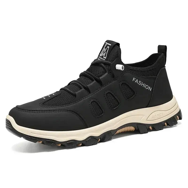 Tênis Ortopédico Masculino Para Caminhada Ultra Conforto Preto / 37 610