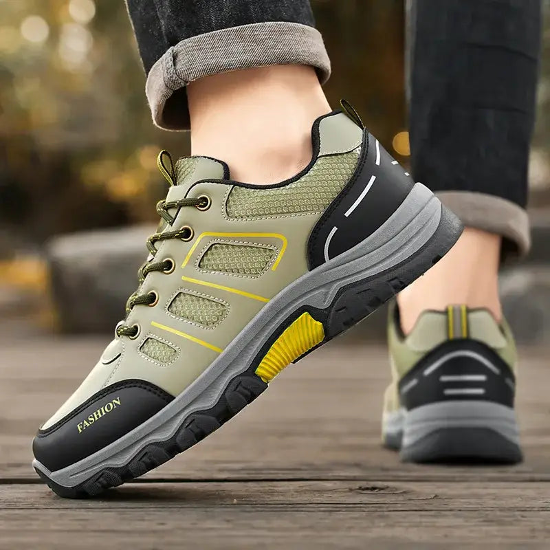 Tênis Ortopédico Masculino Para Caminhada Ultra Conforto Verde / 37 614