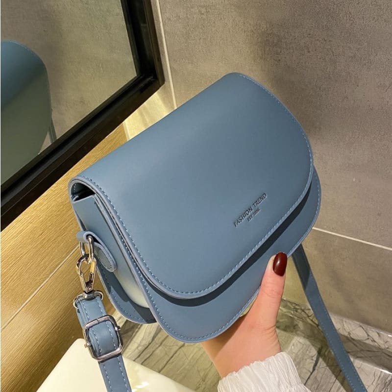 Bolsa Feminina Transversal Italiana Azul 136