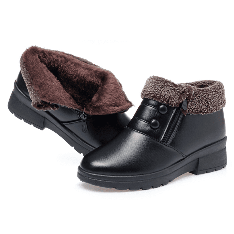 Bota Inverno Feminina Neve Preto / 34 045