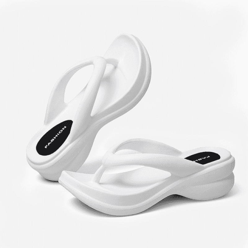 Sandalia Ortopedica Feminina Fashion Branca / 33 094