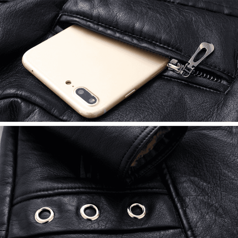 Jaqueta De Couro Legítimo Feminina Forrada 087