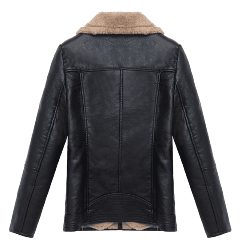 Jaqueta De Couro Legítimo Feminina Forrada 087