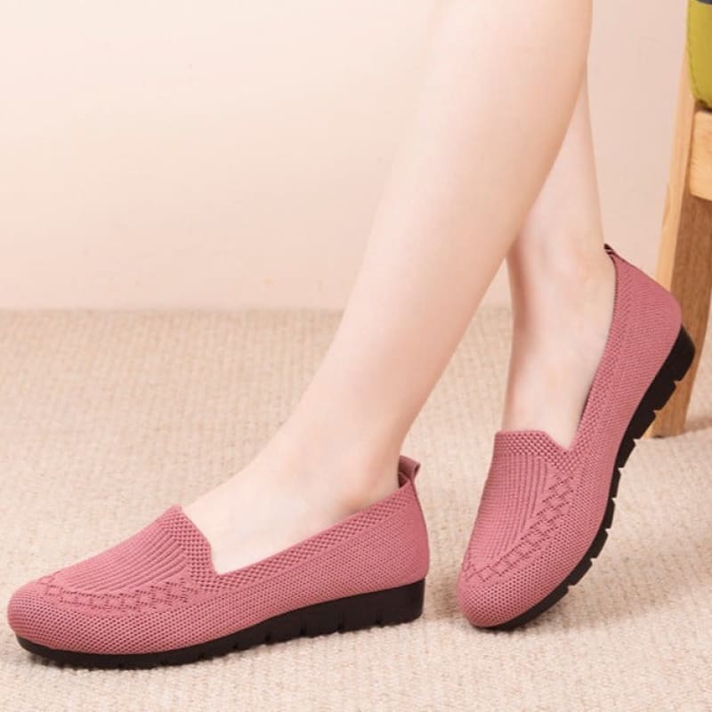 Sapatilha Feminina Confortável Rosa / 33 156