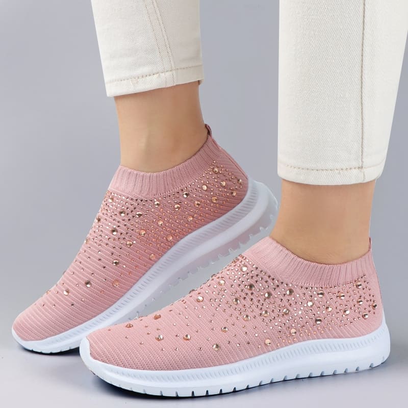 Tênis Feminino Casual Confortável Rosa / 33 129