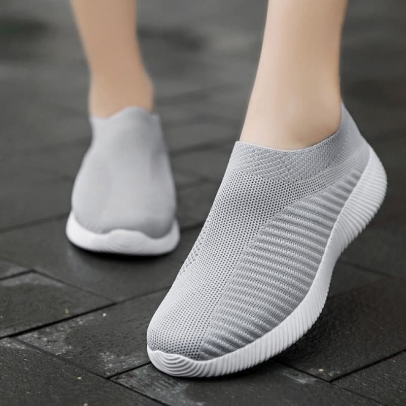 Tênis Feminino Ortopédico Confort Max Cinza / 34 Entrega Grátis Com Garantia Exclusiva 089