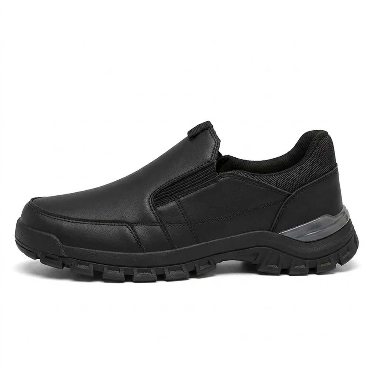 Tênis Slip On Masculino Ortopédico de Couro - Atlas