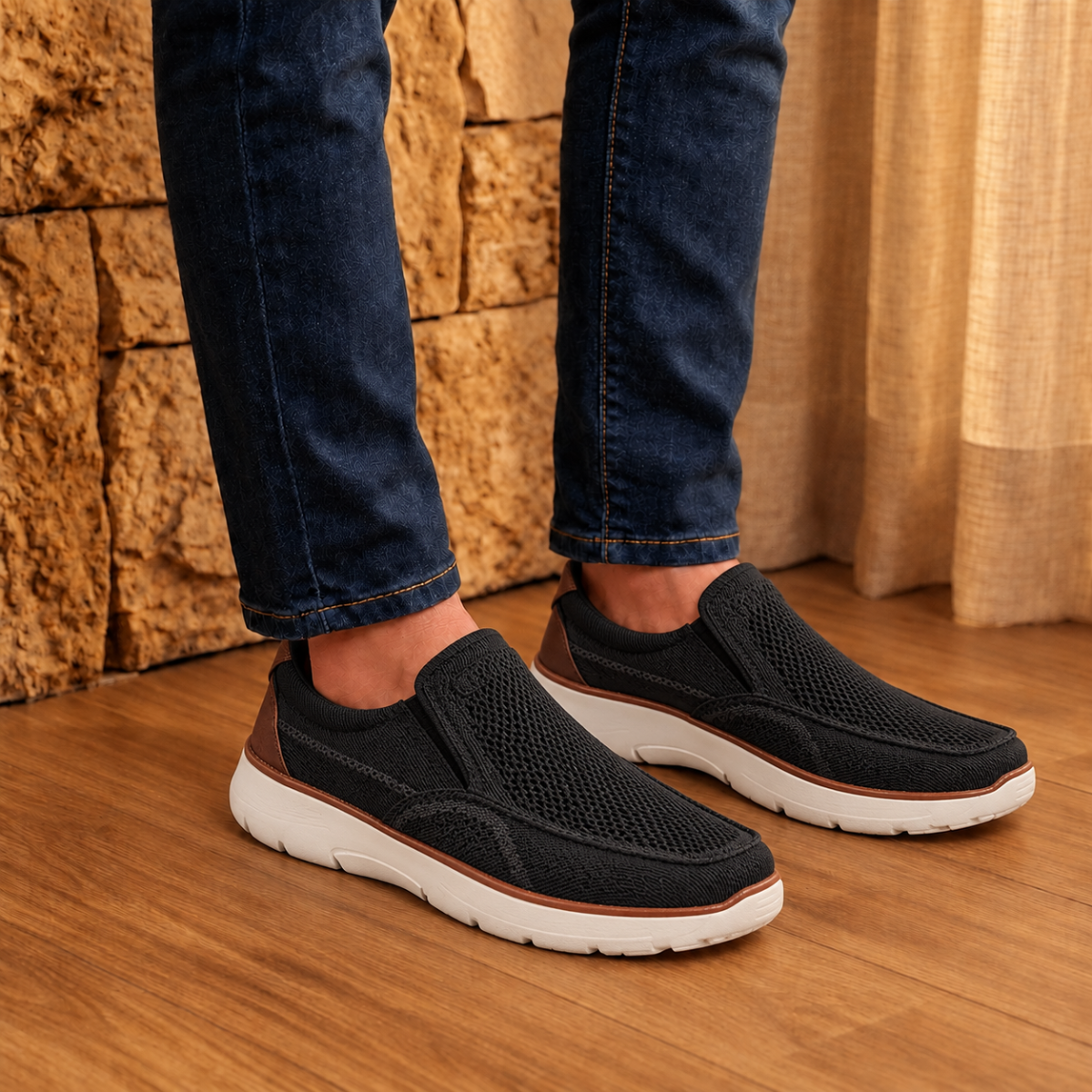 Tênis Slip On Masculino Para Caminhada - Zenith