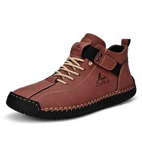 Bota Masculina de Couro Confortável