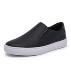 Sapatênis Masculino Slip On de Couro
