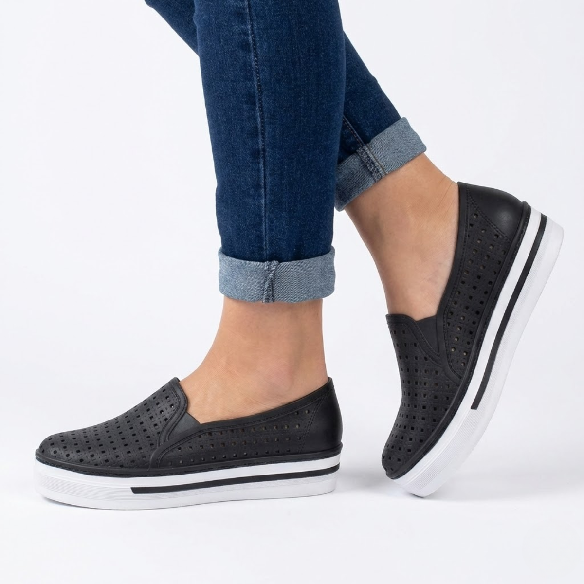 Tênis Slip On Feminino Ultra Confortável