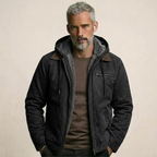 Jaqueta Masculina Forrada com Capuz