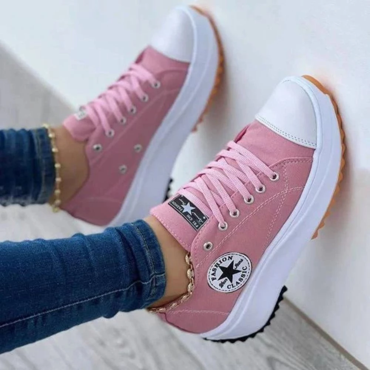 Tênis Ortopédico Feminino Plataforma Ultra Conforto