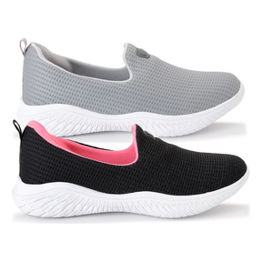Kit 2 Tênis Ortopédico Feminino Para Caminhada Ultra Conforto