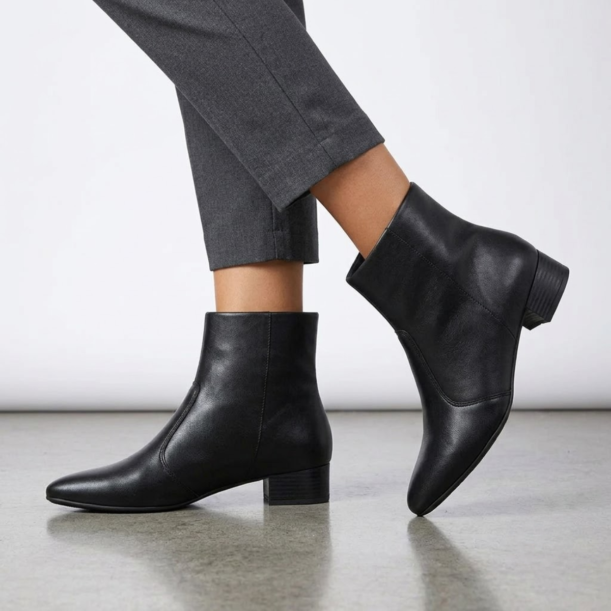 Bota Feminina de Couro Legítimo